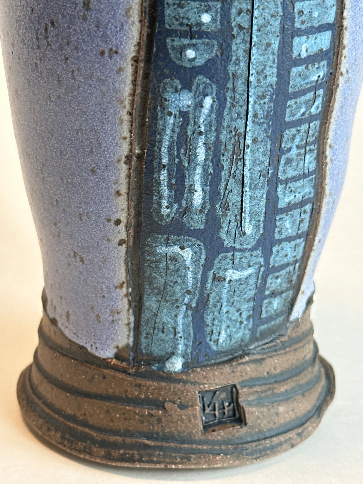 Blue Monoprint Tumbler 2