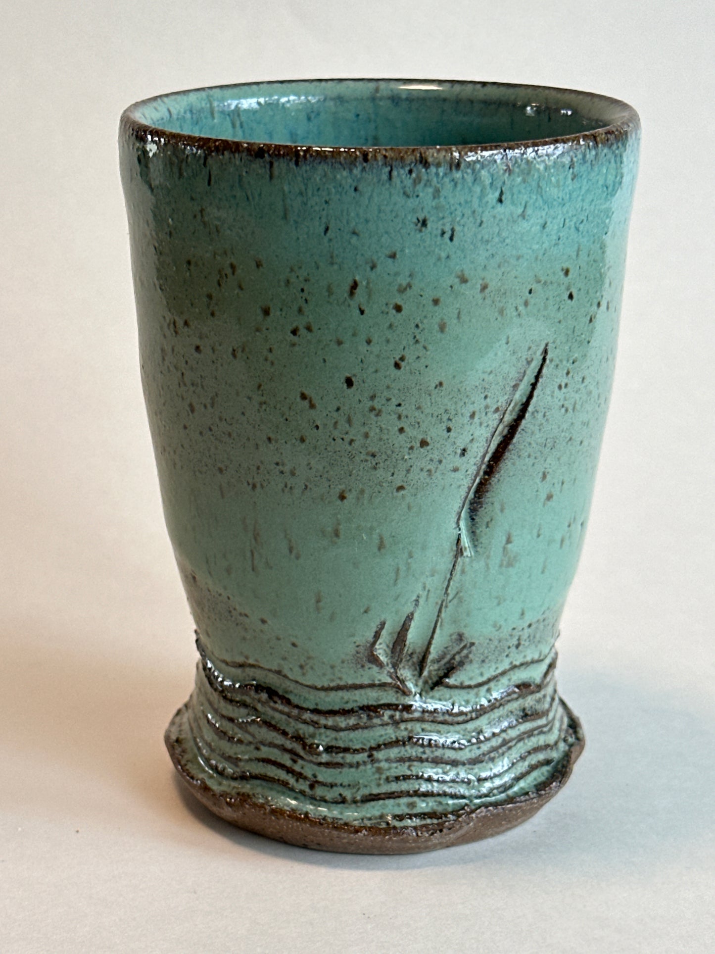 Pattern Foot Tumbler (Chun green)