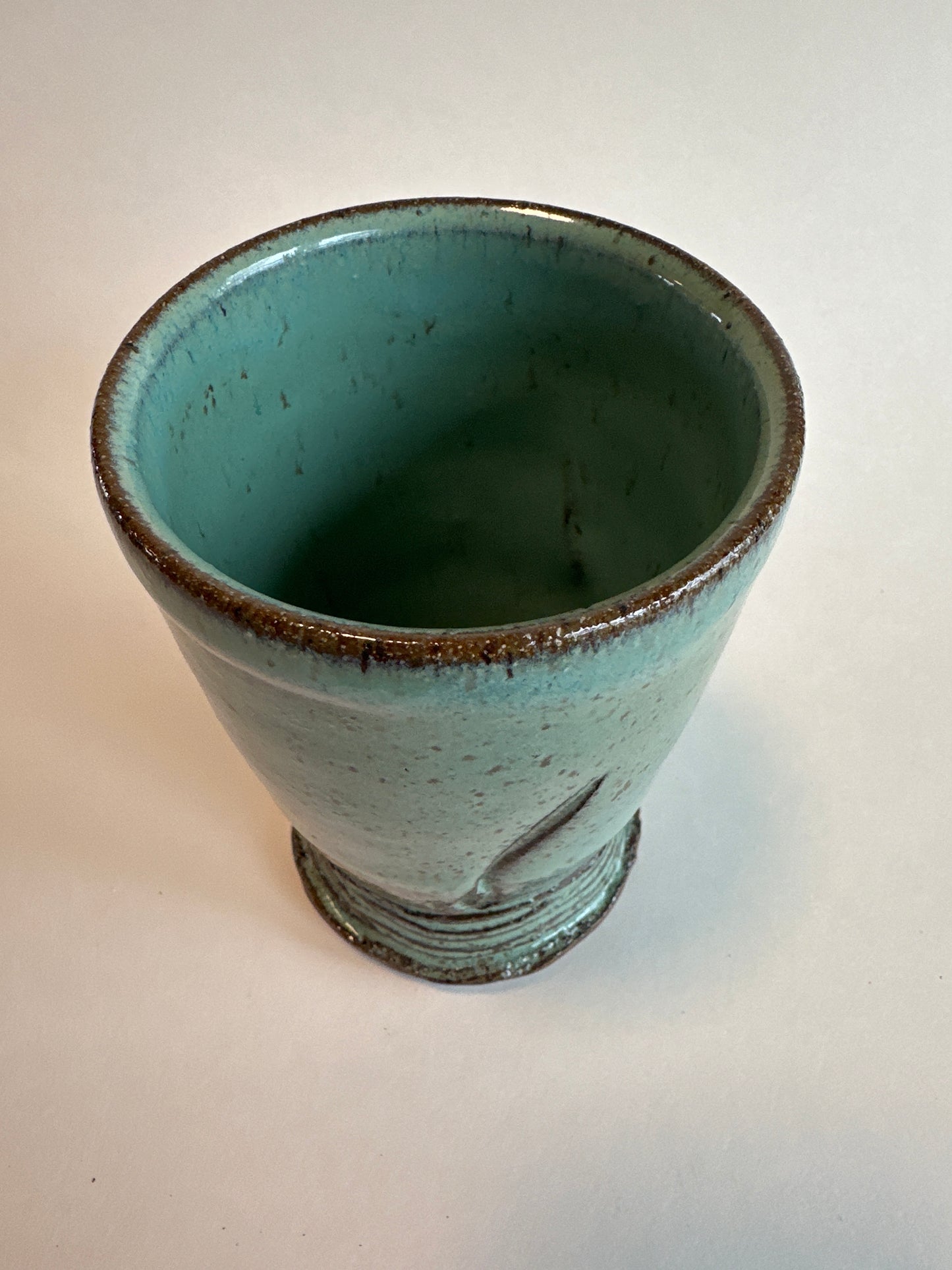 Pattern Foot Tumbler (Chun green)