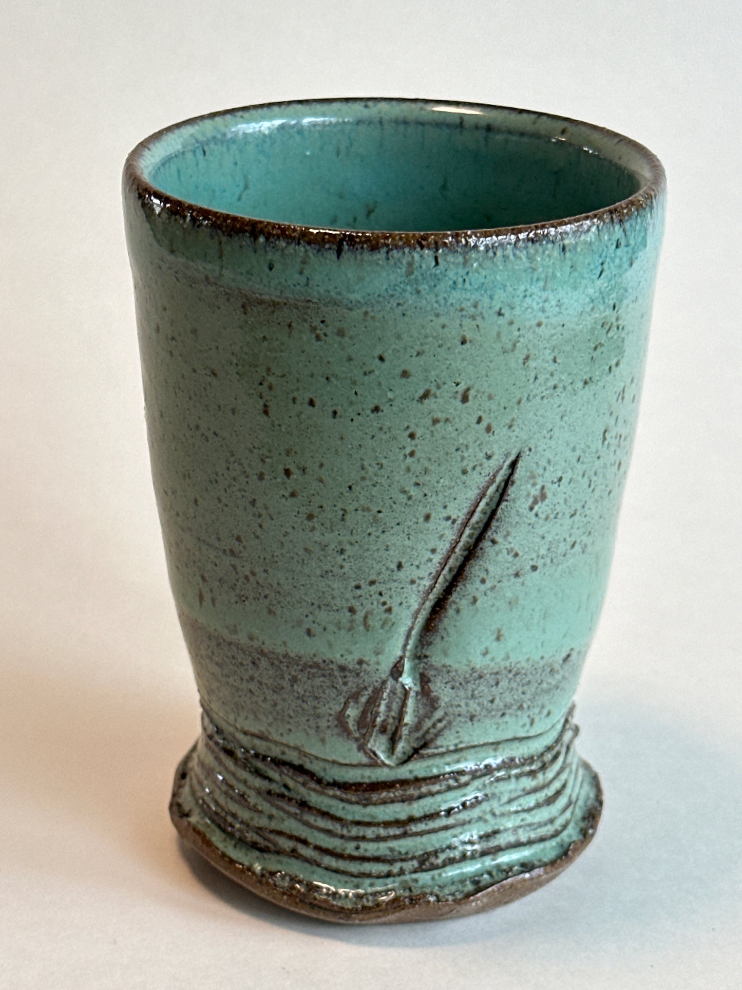 Pattern Foot Tumbler (Chun green)