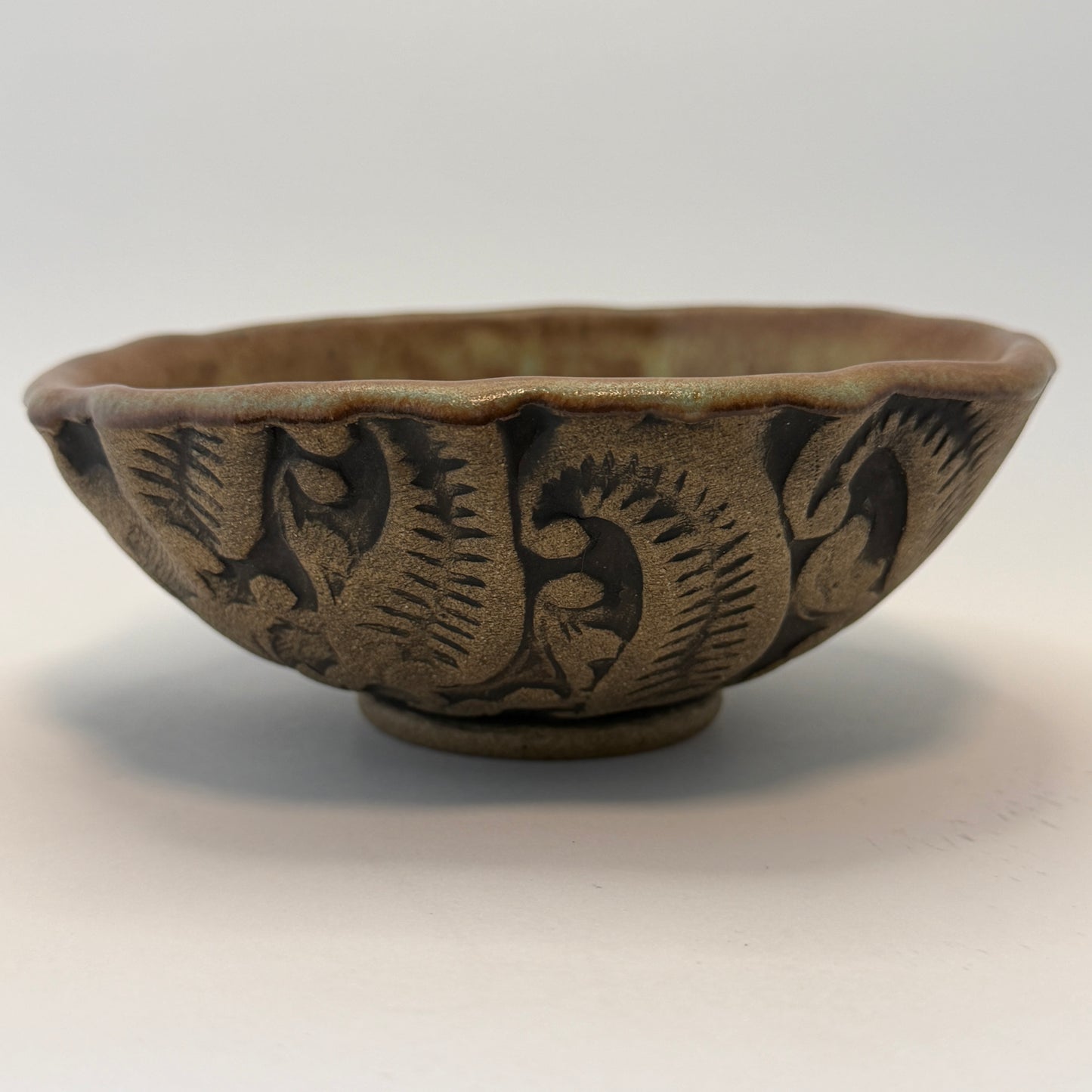 Rustic Footed Bowl