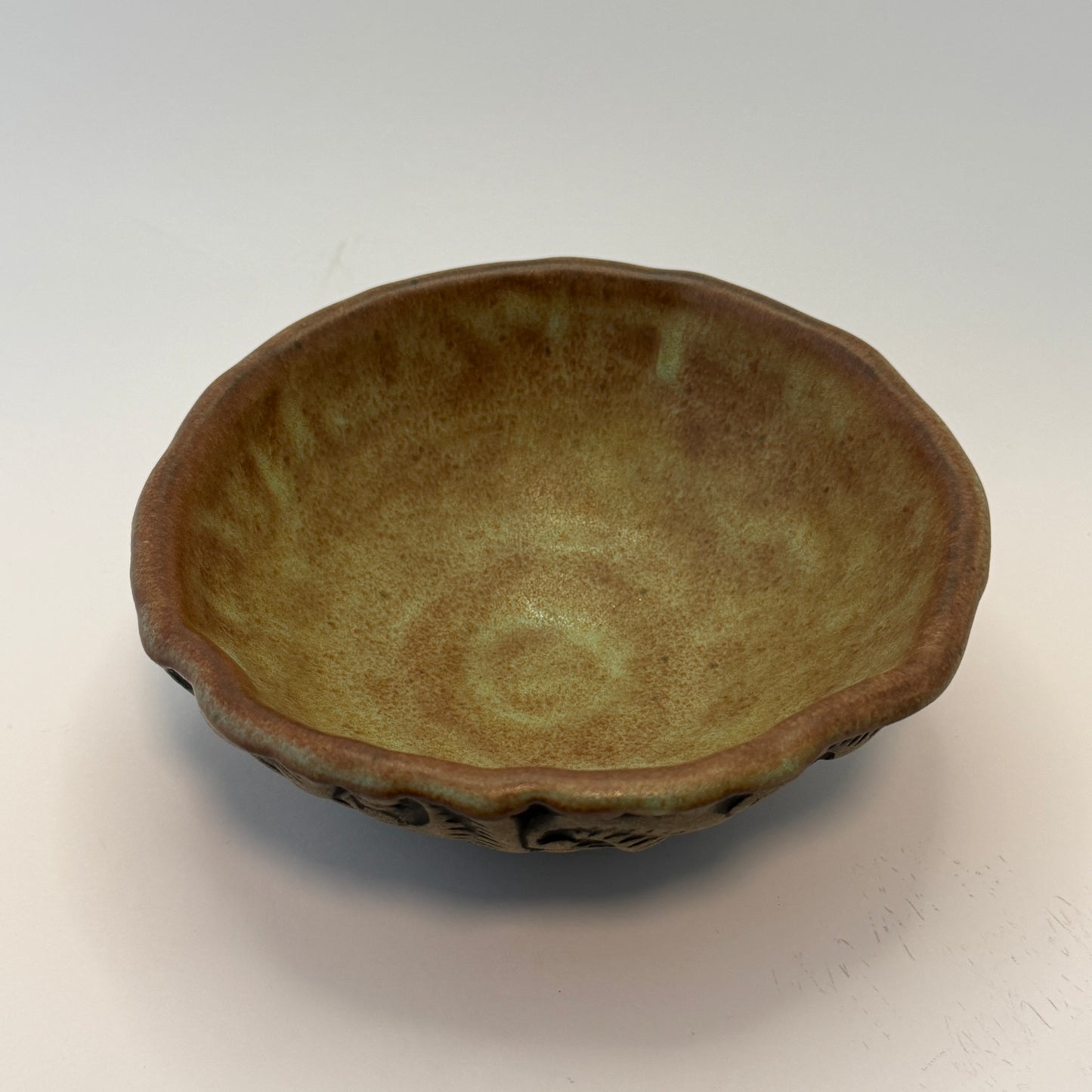 Rustic Footed Bowl