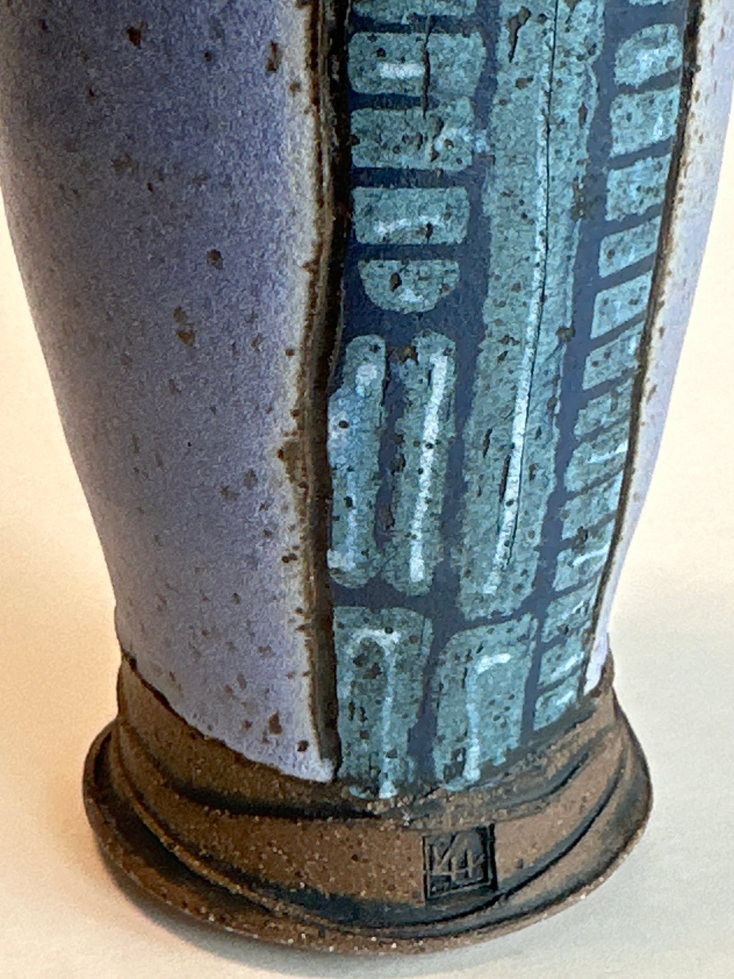 Blue Monoprint Tumbler 1